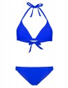 The blue bikini bottom