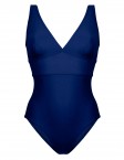 The navy swimsuit