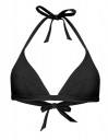 The black triangle bikini top